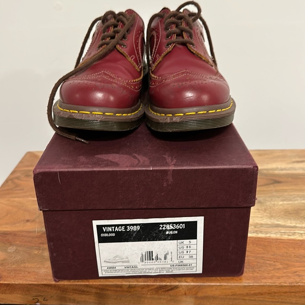 Dr Martens 3988 oxblood brogues